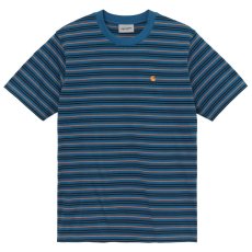 画像2: Akron S/S Stripe Tee ボーダー レギュラー フィット 半袖 Tシャツ (2)