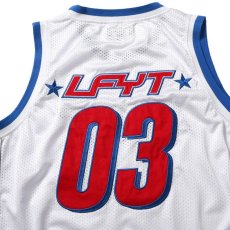 画像4: Sports Logo Basketball Jersey バスケット ボール メッシュ ジャージ ゲーム シャツ (4)