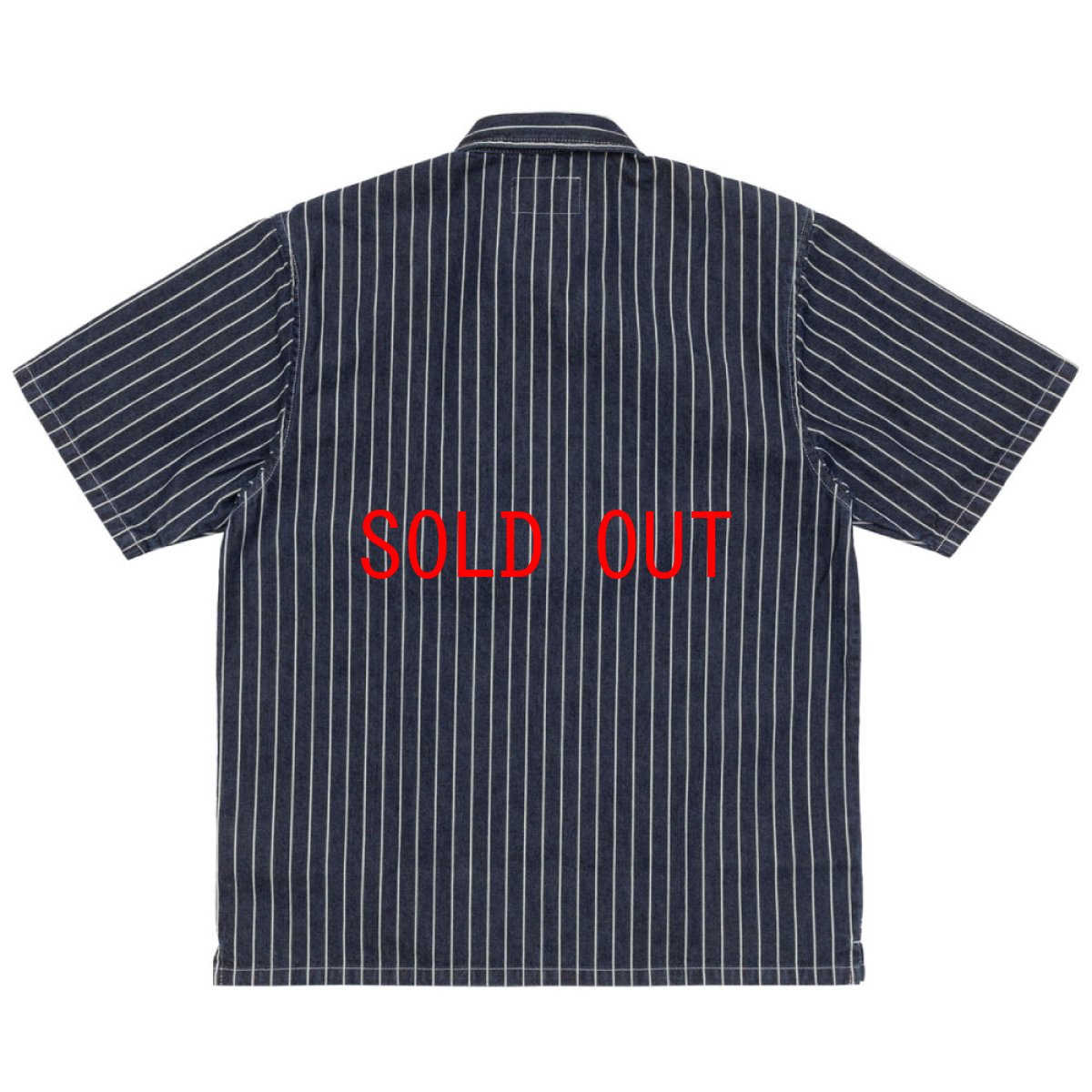 画像4: Trade S/S Half Zip Stripe Shirt ハーフ ジップ ストライプ 半袖 シャツ  (4)