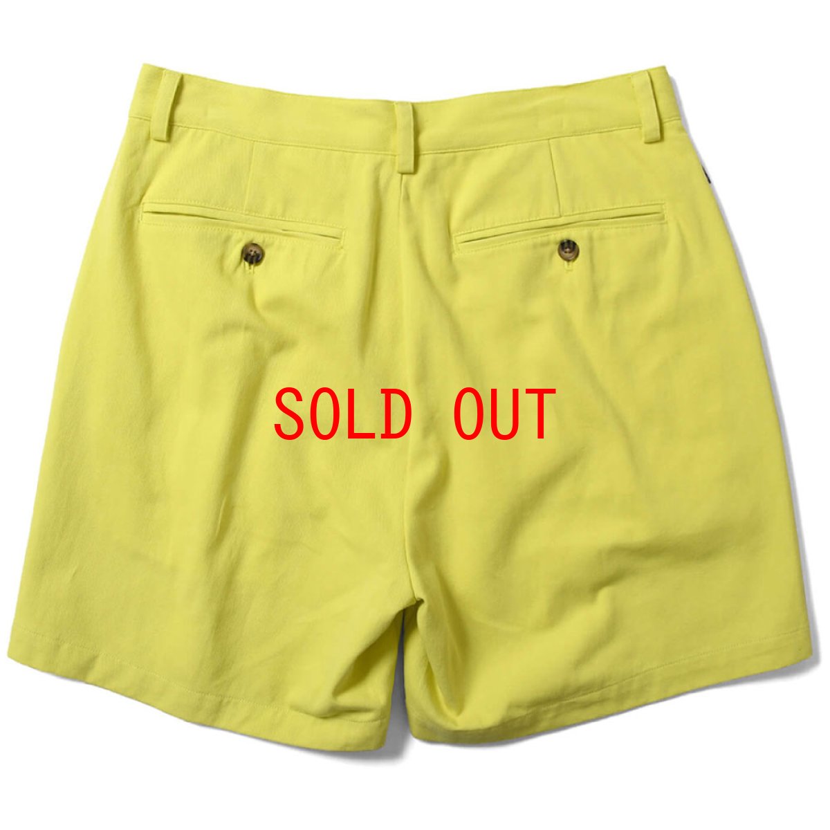 画像2: Wide Chino Shorts タック ワイド チノ ショーツ (2)