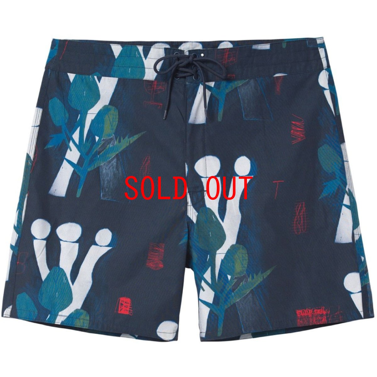 画像2: Shaka Swim Trunk Shorts スイム ナイロン ショーツ インナー無し イージー Tom Król Flowers (2)