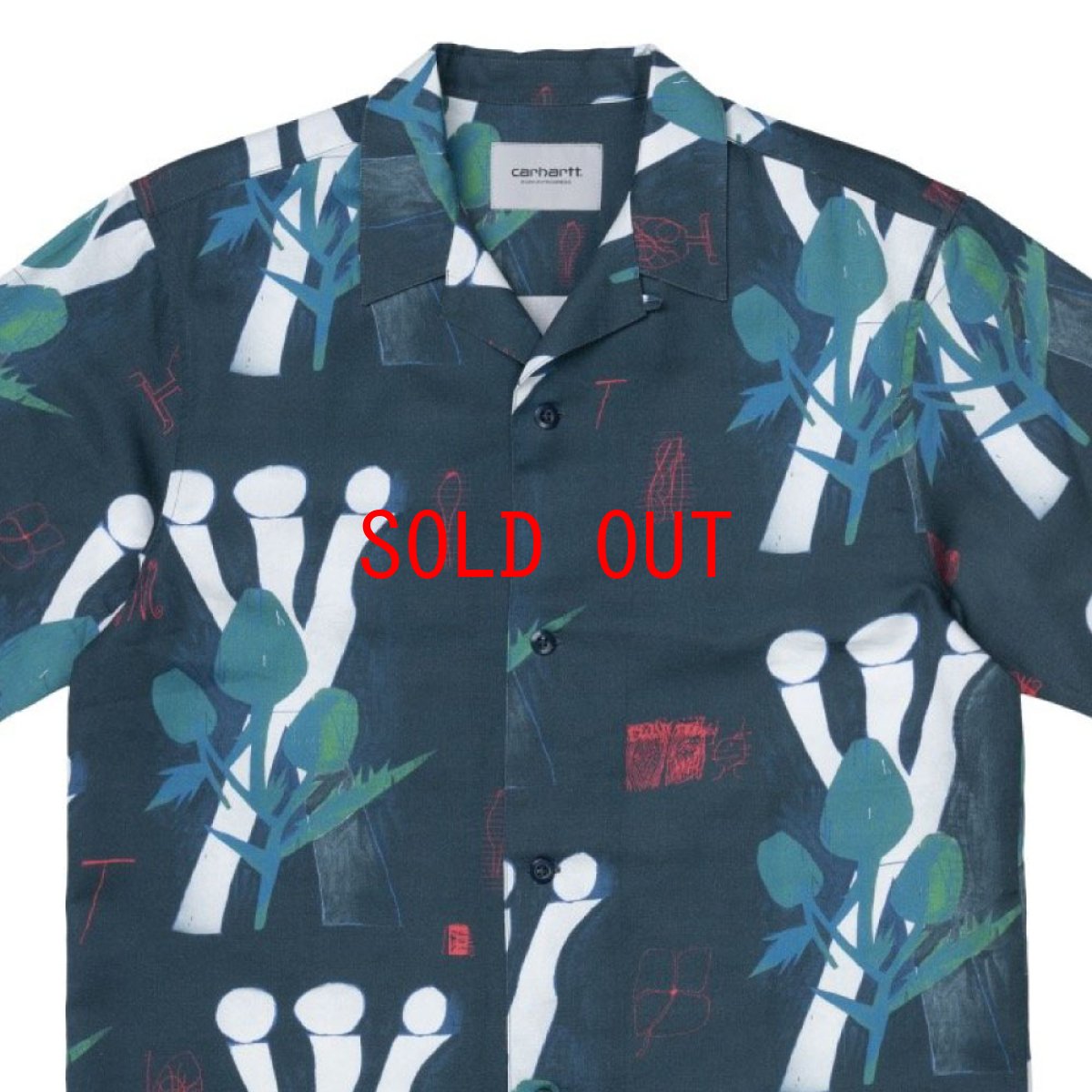 画像5: Tom KRÓL Flowers S/S Allover Open Colour Shirt 半袖 柄 シャツ (5)