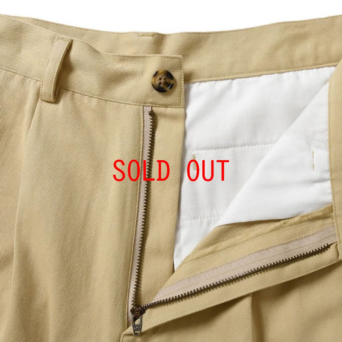 画像3: Wide Chino Shorts タック ワイド チノ ショーツ (3)