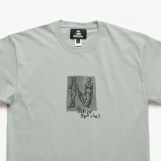 画像2: Human Letter S/S Tee 半袖 Tシャツ Stonewashed Green (2)