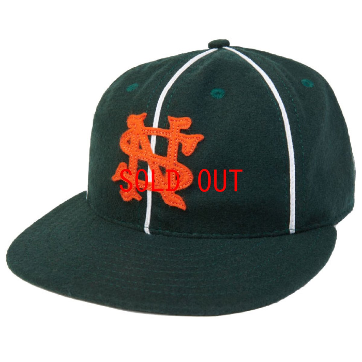 画像1: × Ebbets Field Player Baseball Piping Cap エベッツ フィールド ベースボール パイピング キャップ 帽子 (1)