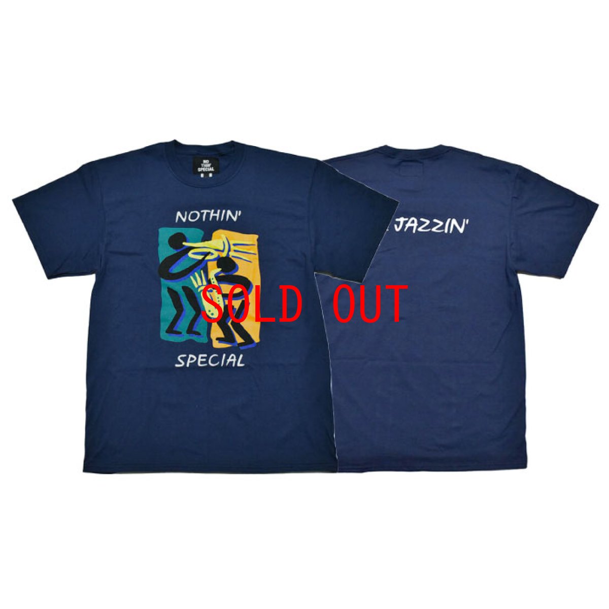 画像1: Be Jazzin' S/S Tee 半袖 Tシャツ Navy ネイビー (1)