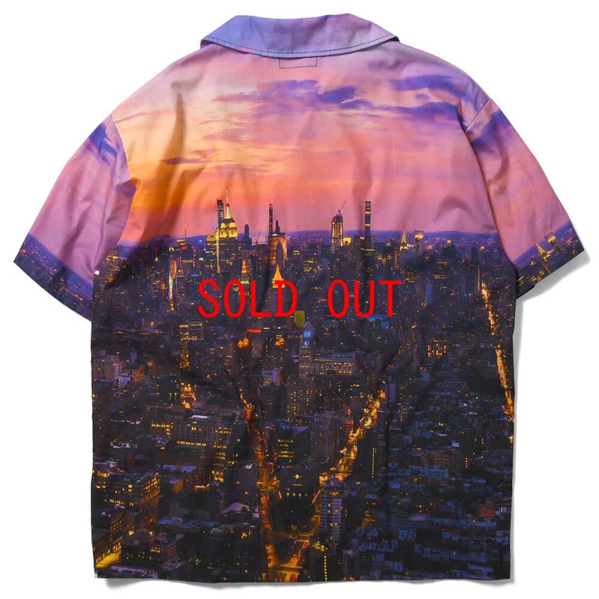 画像3: × SDJ Skyline Allover S/S Shirt エスディージェー スカイライン 開襟 半袖 シャツ 総柄 オールオーバー Purple (3)