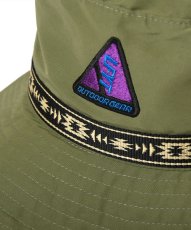 画像5: Outdoor Logo Boonie Hat アウトドア ロゴ ブーニー ハット バケット 帽子 Olive Green (5)