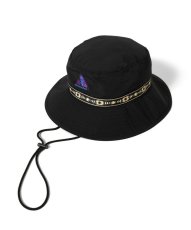 画像2: Outdoor Logo Boonie Hat アウトドア ロゴ ブーニー ハット バケット 帽子 Black (2)