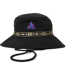 画像1: Outdoor Logo Boonie Hat アウトドア ロゴ ブーニー ハット バケット 帽子 Black (1)