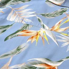 画像8: Bird Of Paradise S/S Aloha Shirt アロハ シャツ Blue (8)