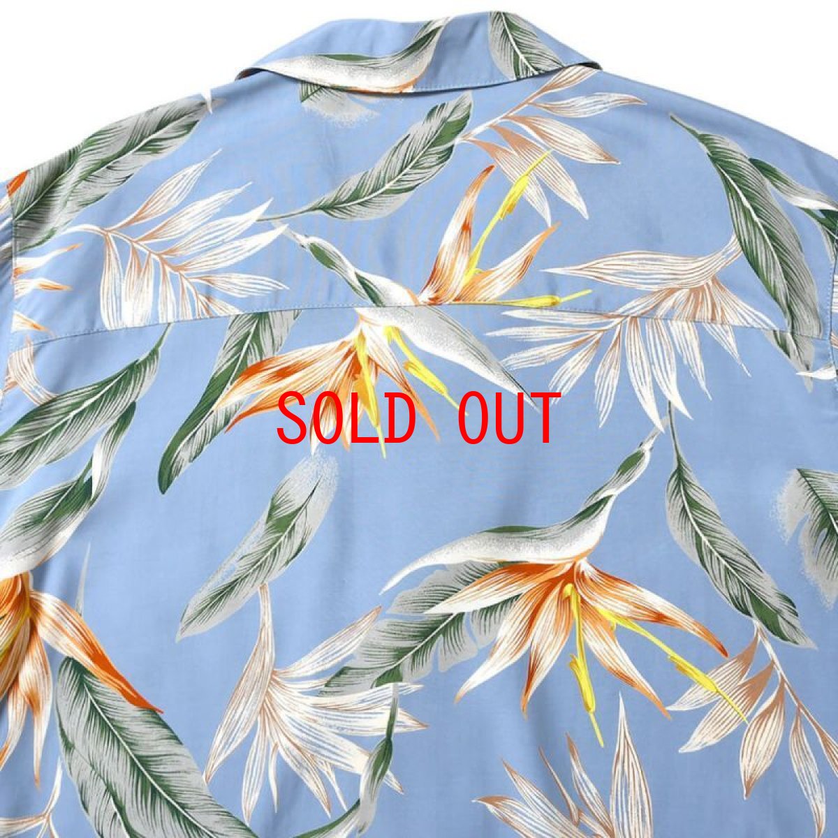 画像5: Bird Of Paradise S/S Aloha Shirt アロハ シャツ Blue (5)