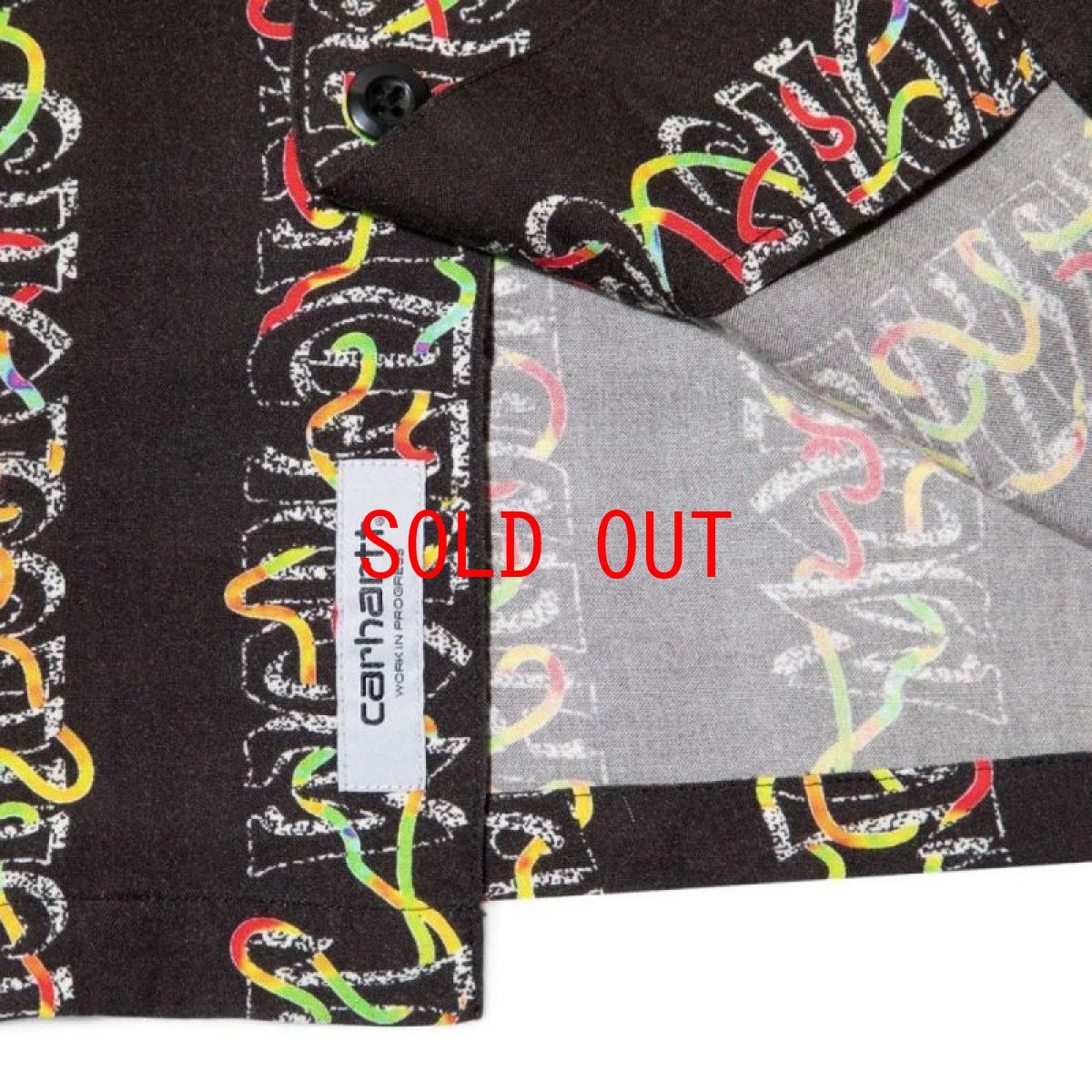 画像5: Transmission S/S Allover Open Colour Shirt オープンカラー ルーズフィット 半袖 柄 シャツ Black (5)