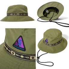 画像3: Outdoor Logo Boonie Hat アウトドア ロゴ ブーニー ハット バケット 帽子 Olive Green (3)