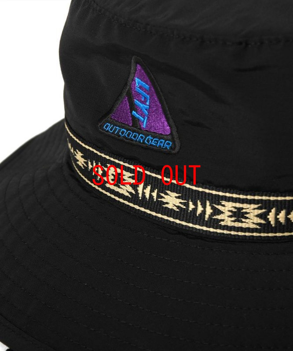画像5: Outdoor Logo Boonie Hat アウトドア ロゴ ブーニー ハット バケット 帽子 Black (5)