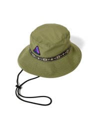 画像2: Outdoor Logo Boonie Hat アウトドア ロゴ ブーニー ハット バケット 帽子 Olive Green (2)