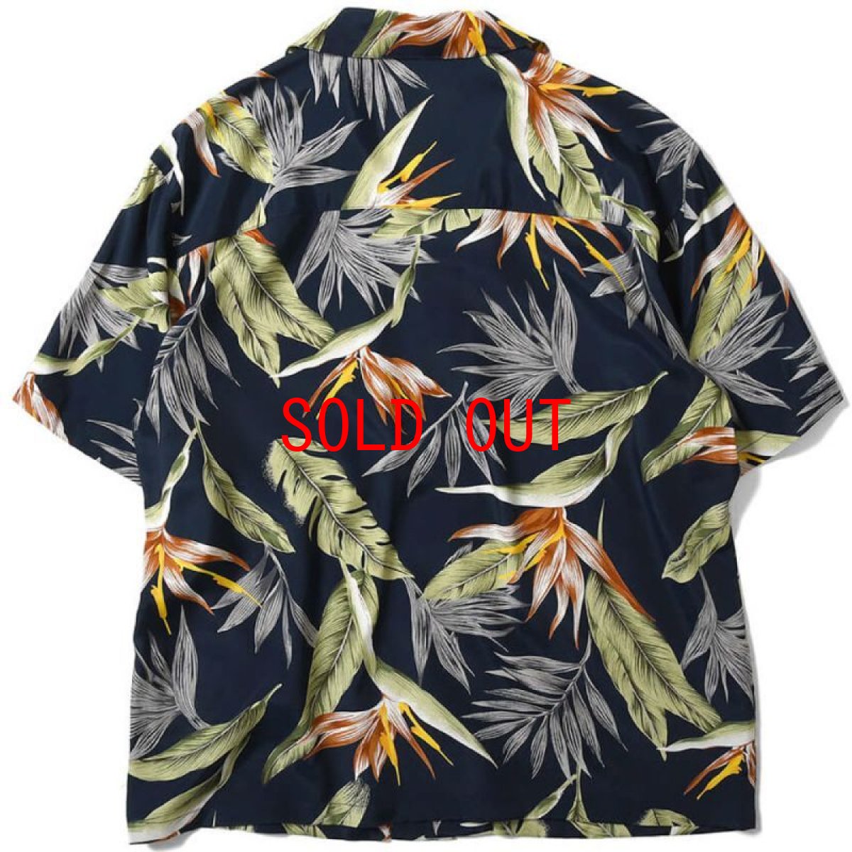 画像2: Bird Of Paradise S/S Aloha Shirt アロハ シャツ Black (2)