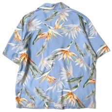 画像3: Bird Of Paradise S/S Aloha Shirt アロハ シャツ Blue (3)