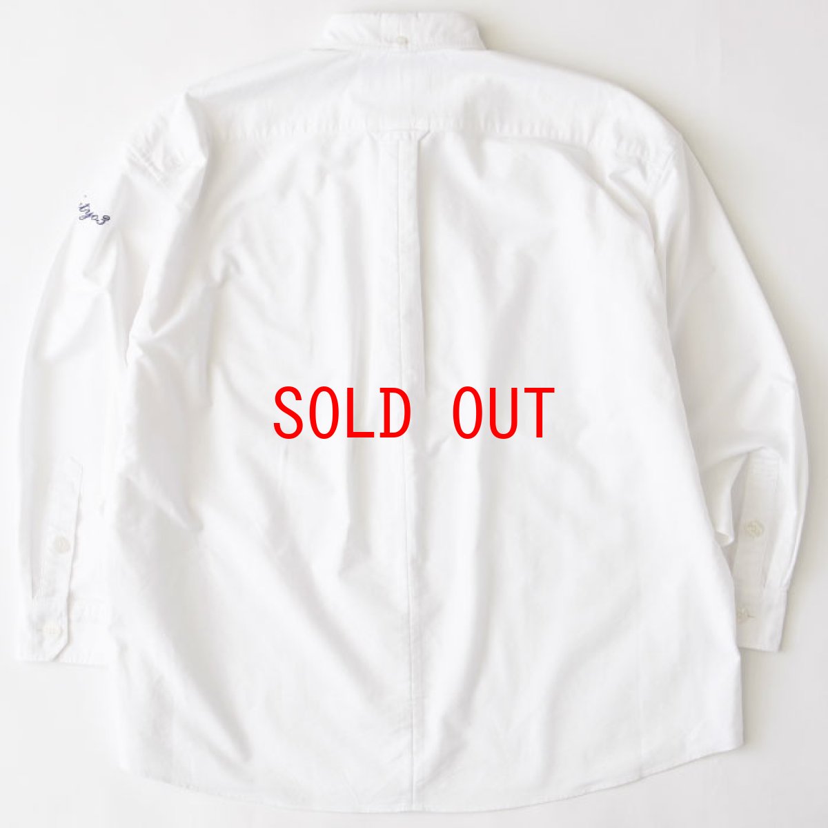 画像3: Deka BD L/S Solid Shirt 長袖 ボタンダウン ソリッド 無地 シャツ White ホワイト  (3)