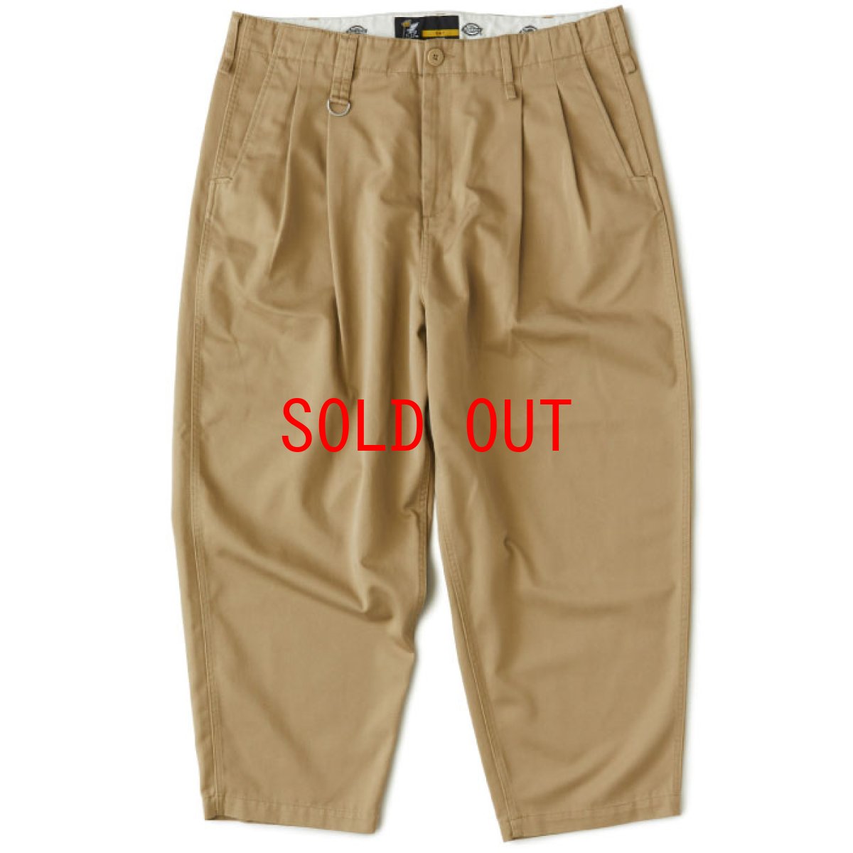 画像2: × Dickies Biggies Wide Chino Pants ディッキーズ ワイド チノ タイプ パンツ シルエット Beige (2)