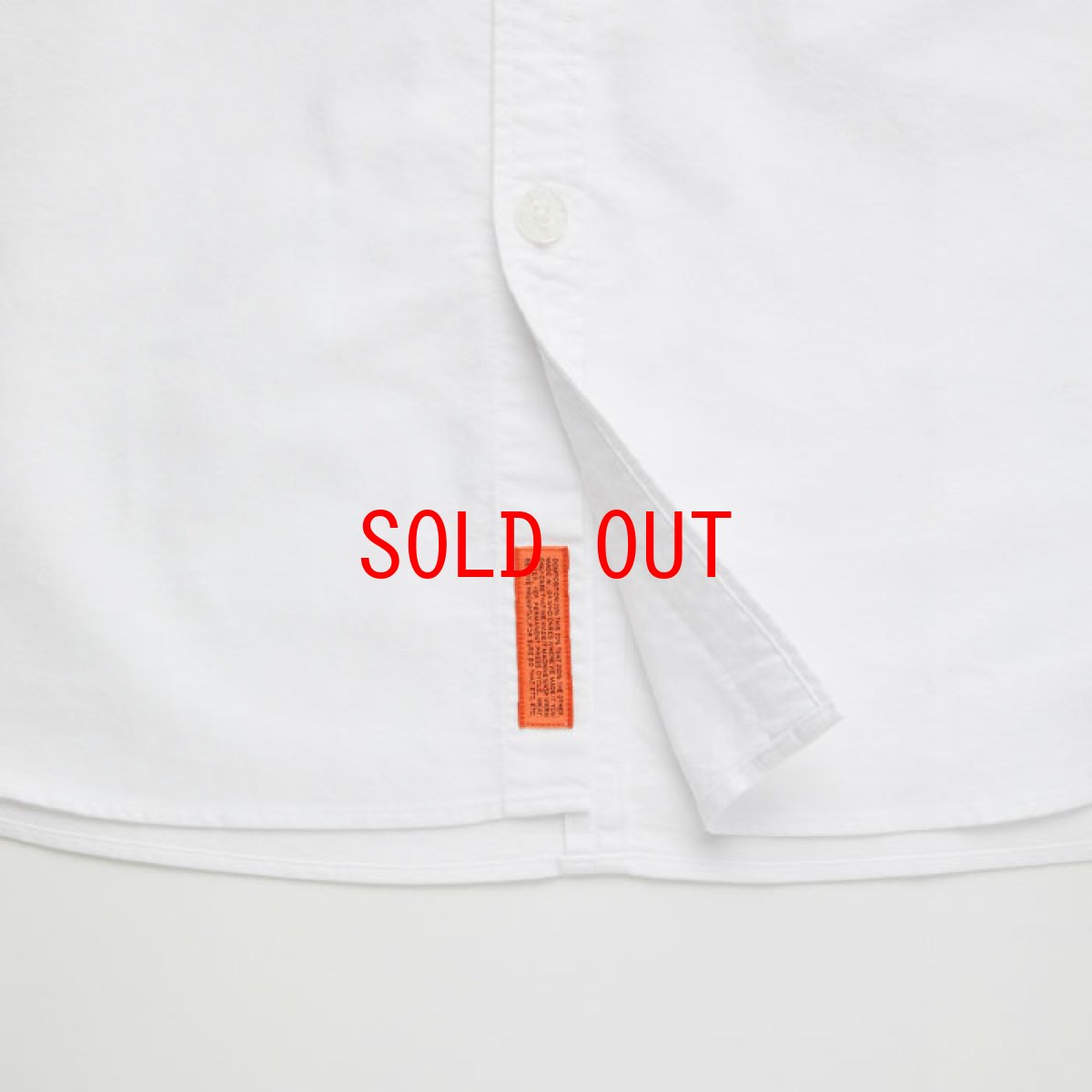 画像5: Deka BD L/S Solid Shirt 長袖 ボタンダウン ソリッド 無地 シャツ White ホワイト  (5)