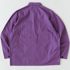 画像3: Remmington Shirt Jacket 長袖 ボタンダウン シャツ ジャケット Purple パープル (3)