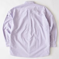 画像3: Deka BD L/S Solid Shirt 長袖 ボタンダウン ソリッド 無地 シャツ Purple (3)