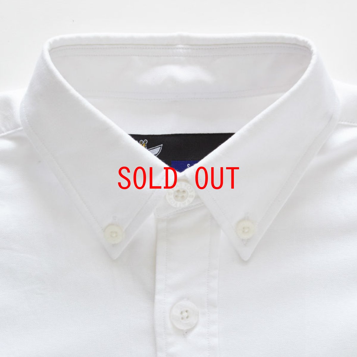 画像4: Deka BD L/S Solid Shirt 長袖 ボタンダウン ソリッド 無地 シャツ White ホワイト  (4)