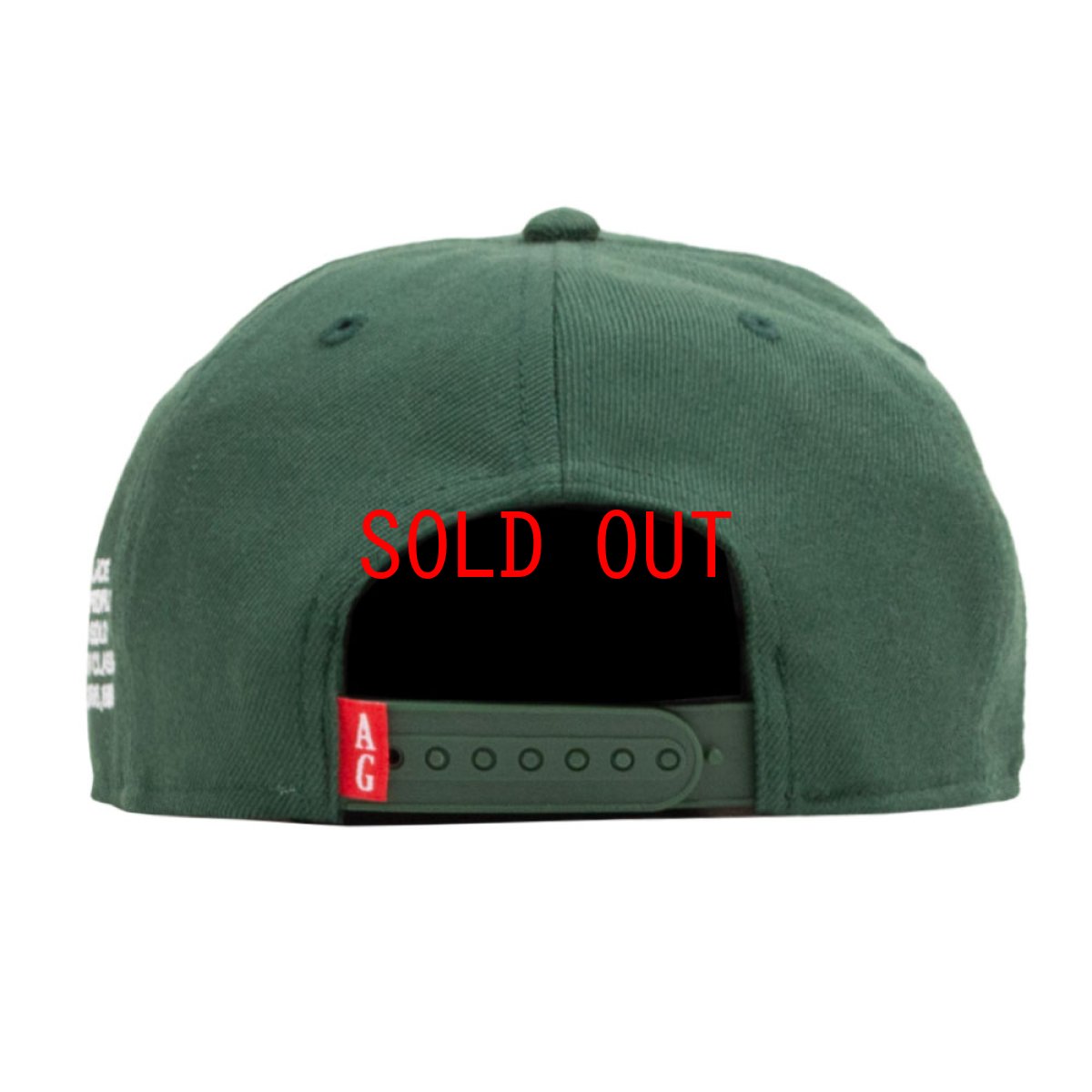 画像7: Standard 6 Panel Snapback Cap スナップバック キャップ 帽子 Dark Green Black (7)