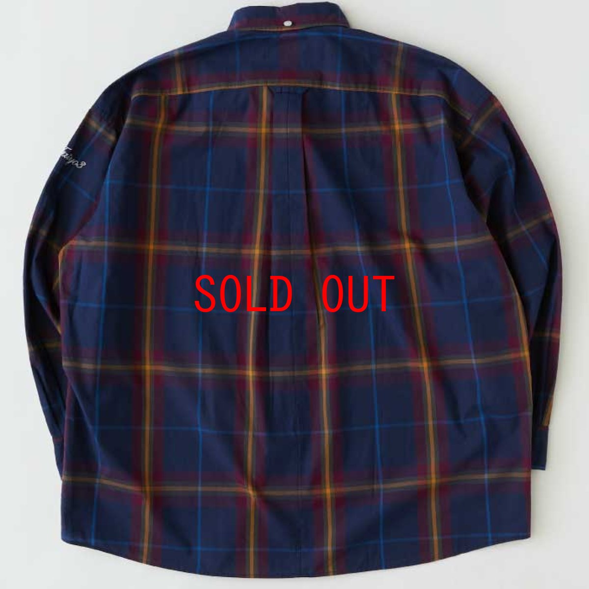 画像3: Dekachek L/S Shirt 長袖 ボタンダウン チェック シャツ Navy ネイビー (3)