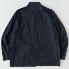画像3: Remmington Shirt Jacket 長袖 ボタンダウン シャツ ジャケット Blue ブルー (3)