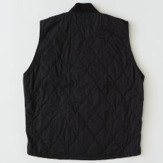 画像3: Grenade Rib Vest リブ ベスト ミリタリー テイスト ヘチマ キルティング Jacket Black (3)