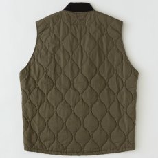 画像3: Grenade Rib Vest リブ ベスト ミリタリー テイスト ヘチマ キルティング Jacket Olive Green (3)