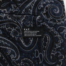 画像7: Hempsly Paisley Wide Pants ペイズリー ワイド パンツ ワイド テーパード ベルトレス イージー Navy (7)