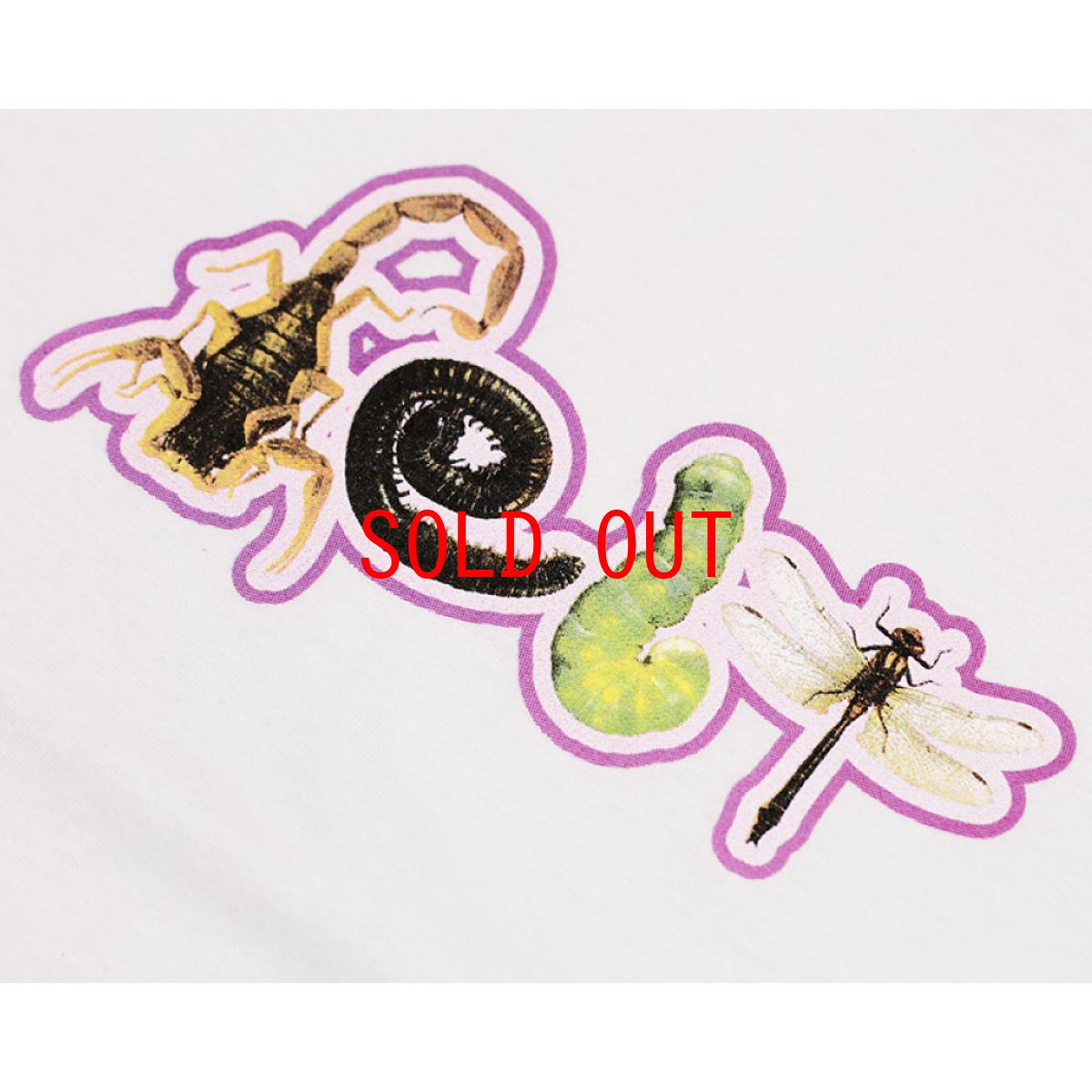 画像3: For Every Living Thing BugsLife S/S Tee バグズライフ ロゴ 半袖 Tシャツ White (3)