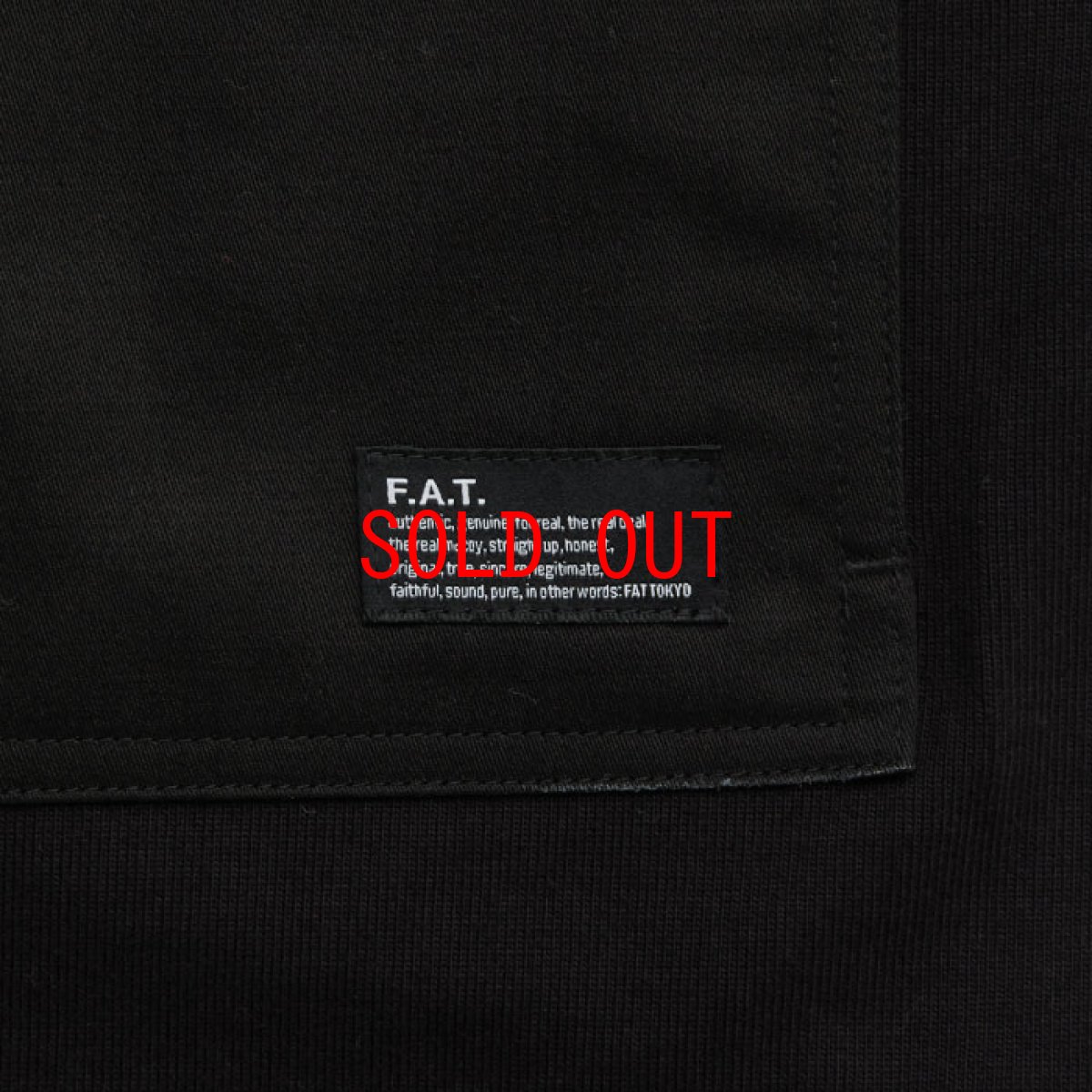 画像6: Smocka Hoodie Cut Saw Shirt 長袖 フーディー カットソー 13oz BIG シルエット Black (6)