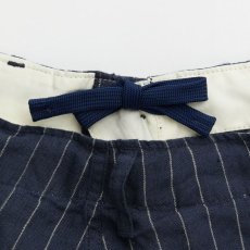 画像5: Strinen Linnen Stripe Pants リネン ストライプ チノ パンツ Navy (5)