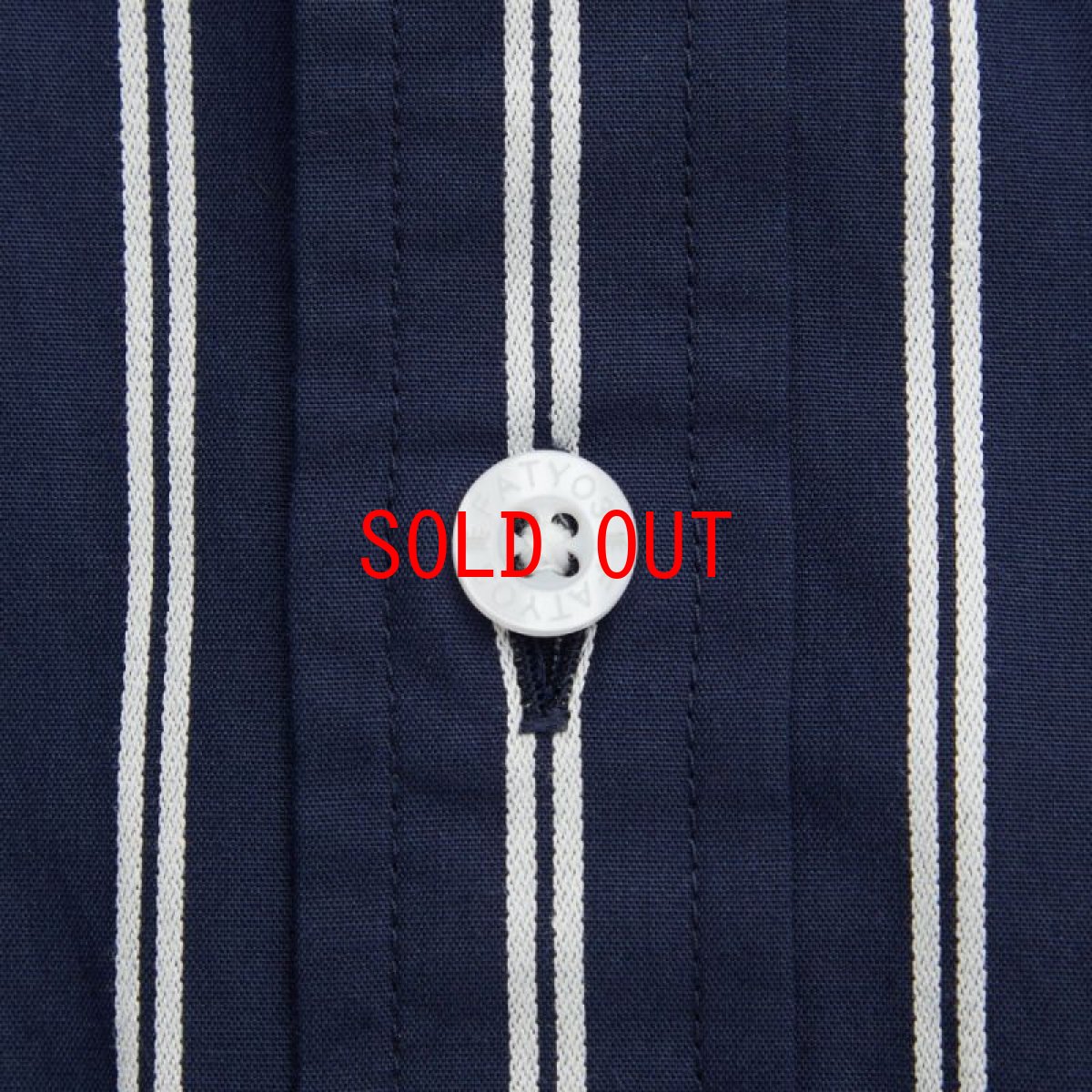 画像6: Shineline S/S Stripe Shirts ストライプ 半袖 シャツ オーバー サイズ Navy (6)