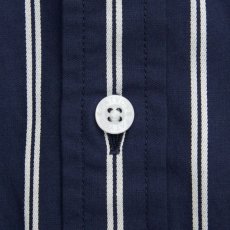 画像6: Shineline S/S Stripe Shirts ストライプ 半袖 シャツ オーバー サイズ Navy (6)