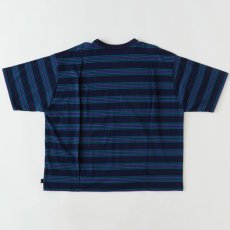 画像3: Bigba S/S Border Cut & Saw Tee カットソー 半袖 Tシャツ Navy (3)