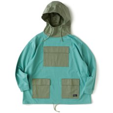 画像2: Smocka Hoodie Cut Saw Shirt 長袖 フーディー カットソー 13oz BIG シルエット Green (2)