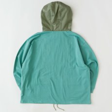 画像3: Smocka Hoodie Cut Saw Shirt 長袖 フーディー カットソー 13oz BIG シルエット Green (3)