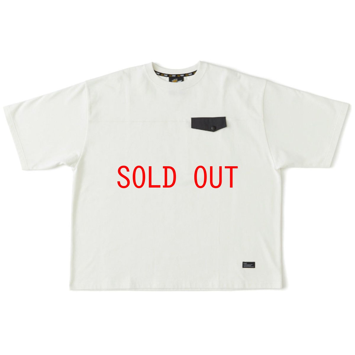 画像2: Snak S/S Pocket Tee フラップ ポケット 半袖 Tシャツ 13oz White (2)
