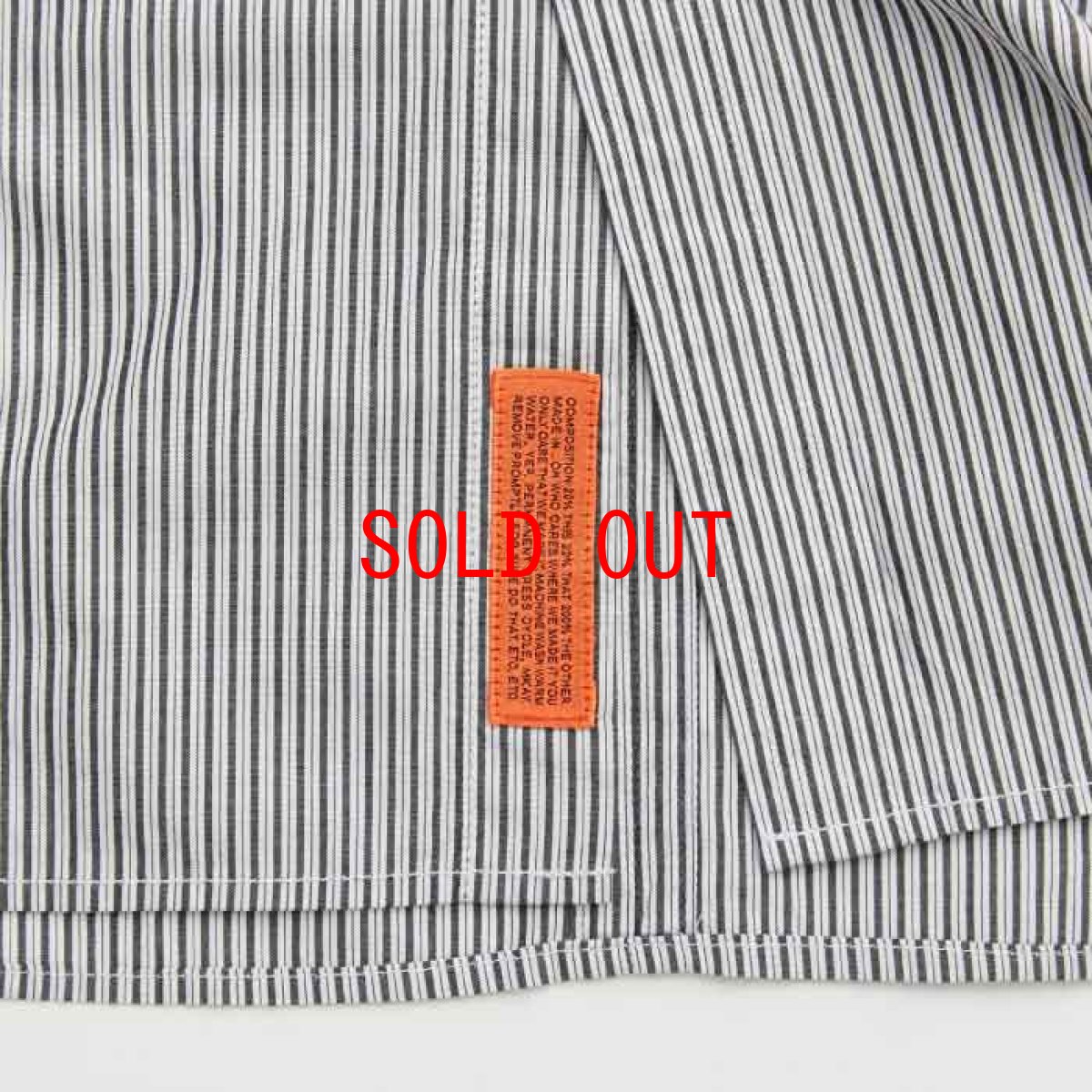 画像5: Deka Line L/S Wide Stripe Shirt 長袖 BIG シルエット ストライプ シャツ White Black (5)