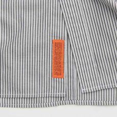 画像5: Deka Line L/S Wide Stripe Shirt 長袖 BIG シルエット ストライプ シャツ White Black (5)