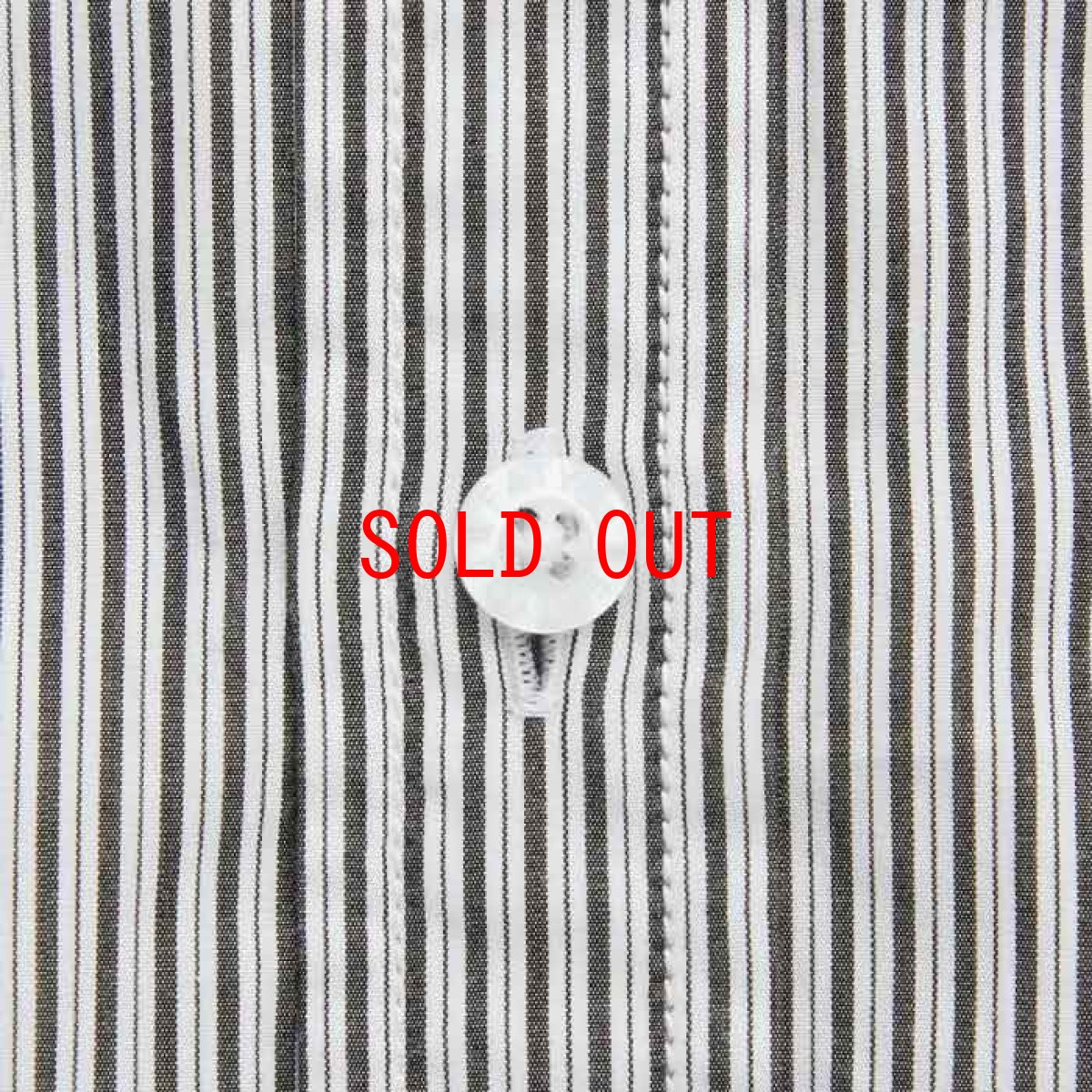 画像4: Deka Line L/S Wide Stripe Shirt 長袖 BIG シルエット ストライプ シャツ White Black (4)