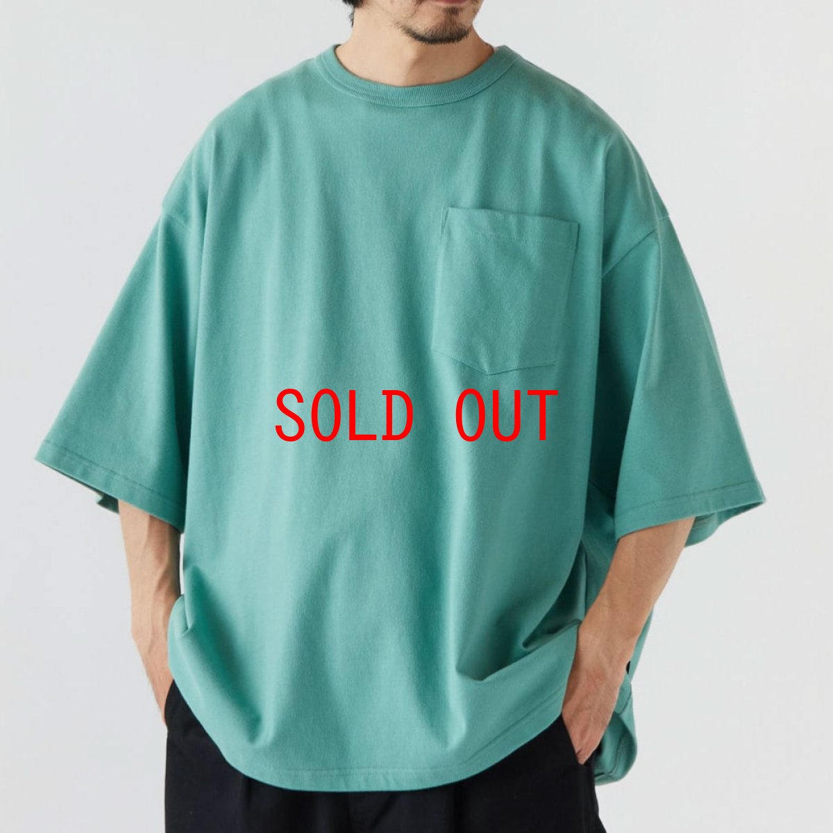 画像3: Giant S/S Solid Pocket Tee 半袖 Tシャツ ポケット 13oz Mint Green (3)