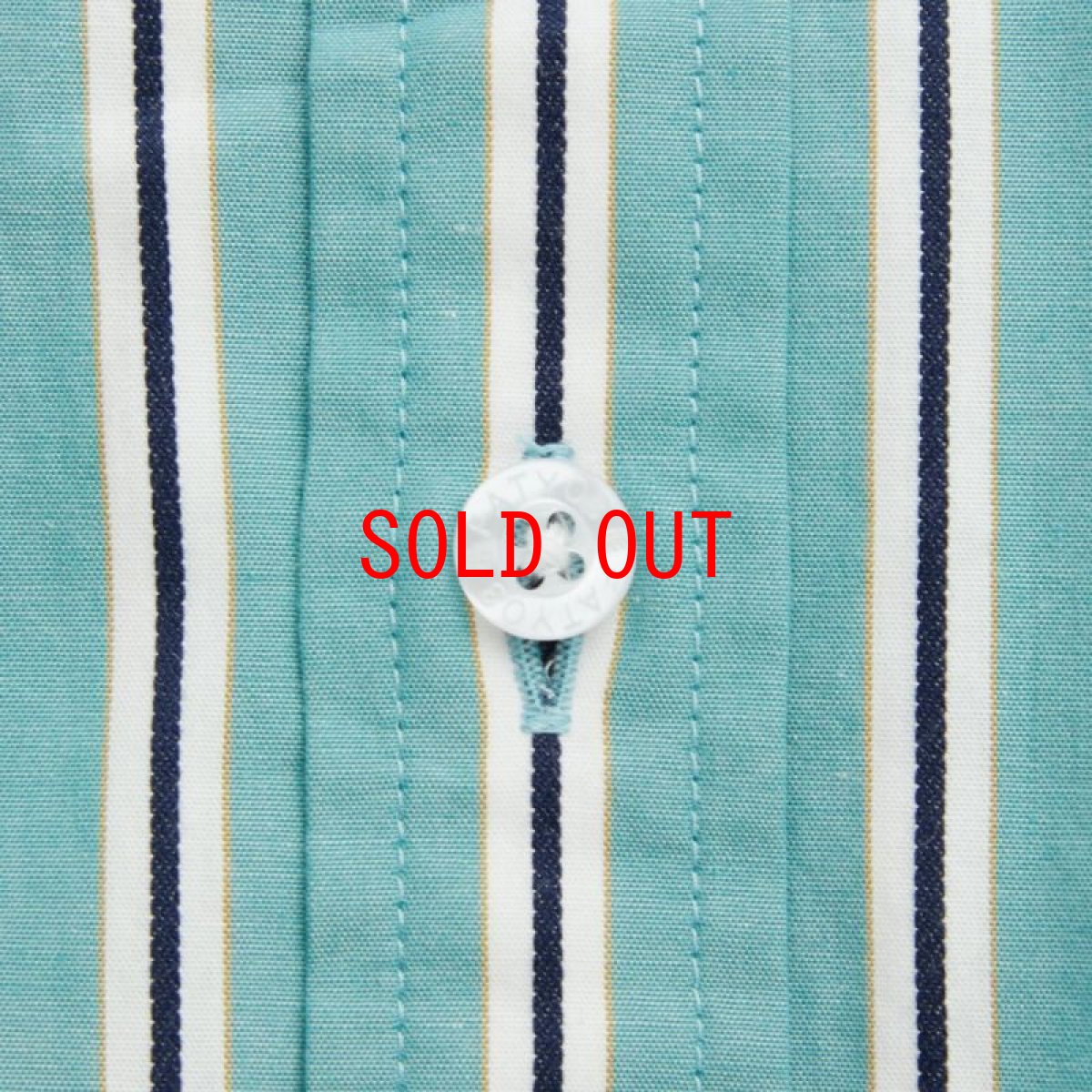 画像6: Shineline S/S Stripe Shirts ストライプ 半袖 シャツ Green (6)