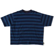 画像2: Bigba S/S Border Cut & Saw Tee カットソー 半袖 Tシャツ Navy (2)