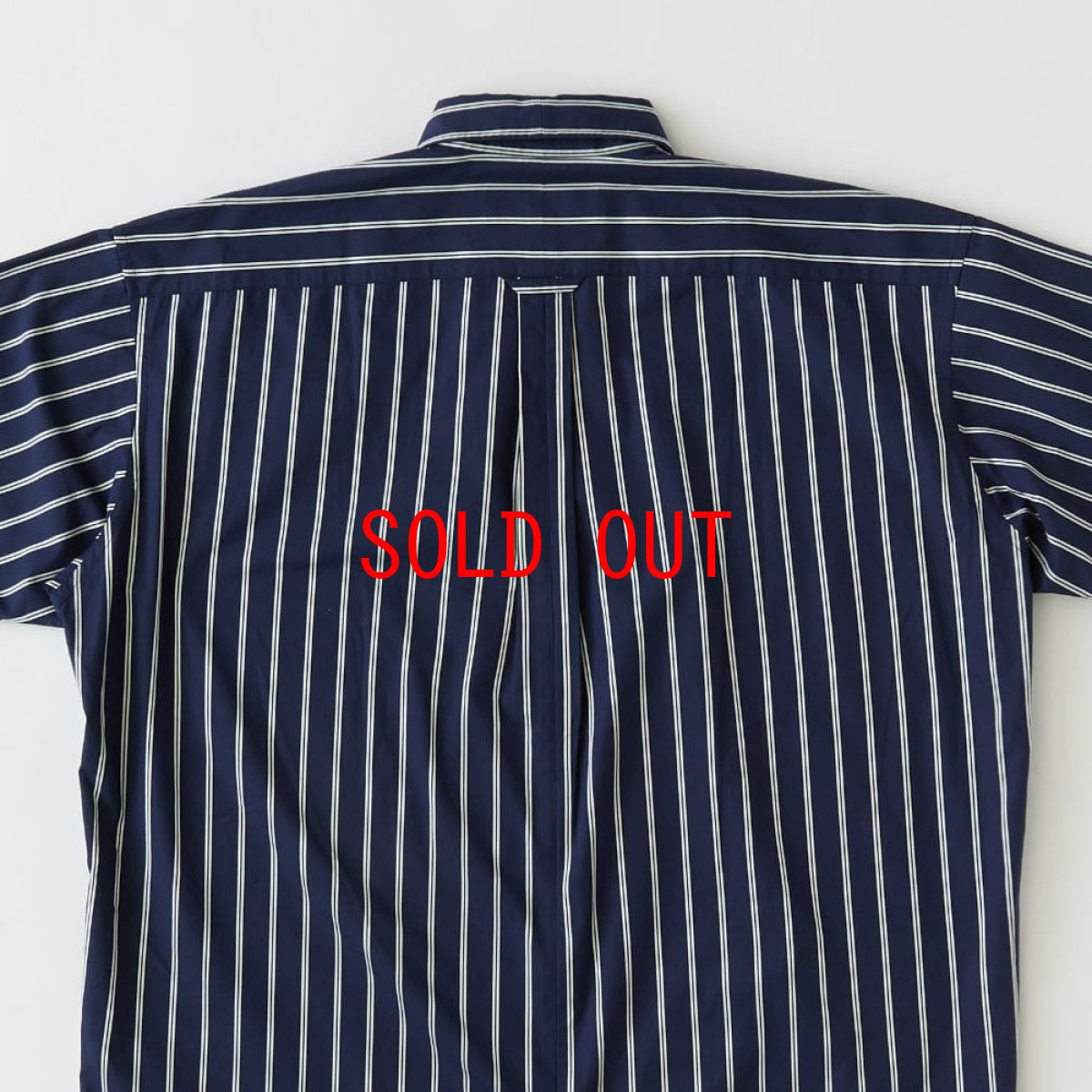 画像5: Shineline S/S Stripe Shirts ストライプ 半袖 シャツ オーバー サイズ Navy (5)